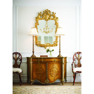 Jonathan Charles Chippendale Style Cabinet Chest Drawers