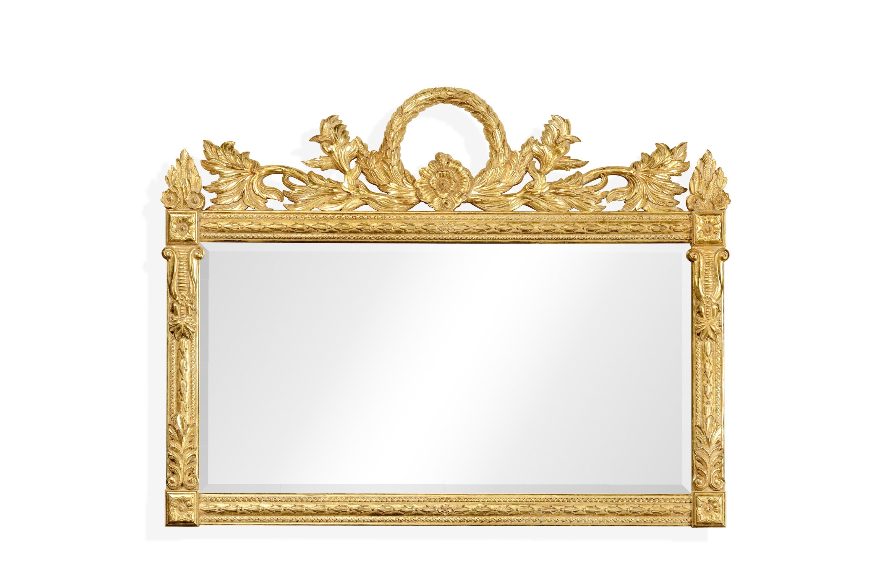 Jonathan Charles Empire Style Circular Wreath Mirror ( 494449-GIL )