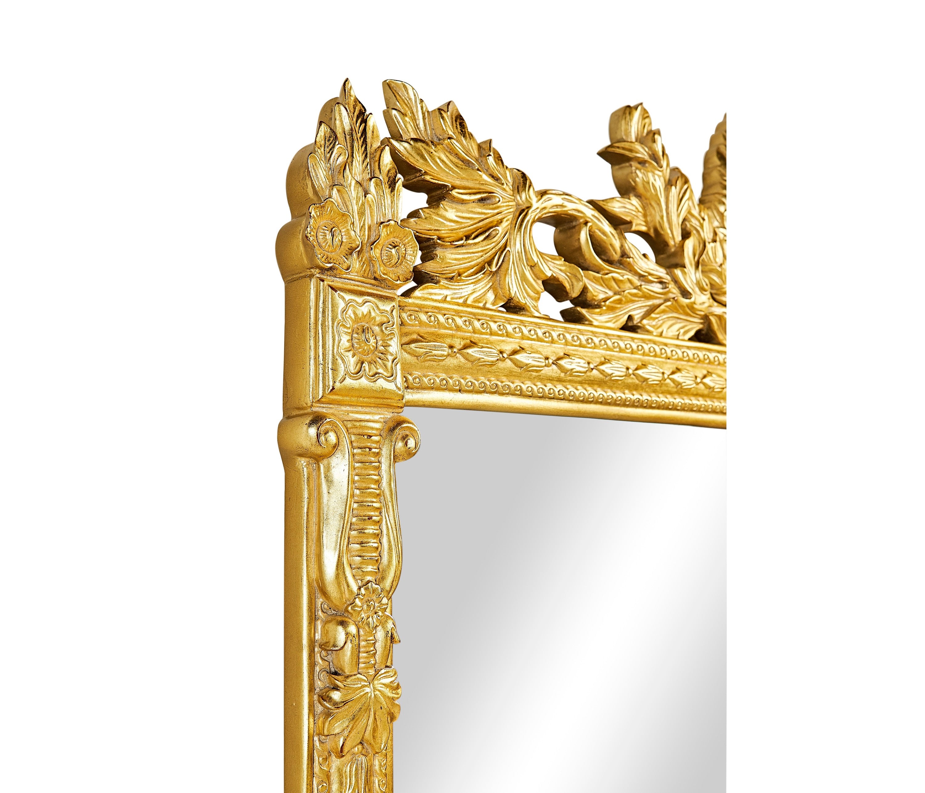Jonathan Charles Empire Style Circular Wreath Mirror ( 494449-GIL )