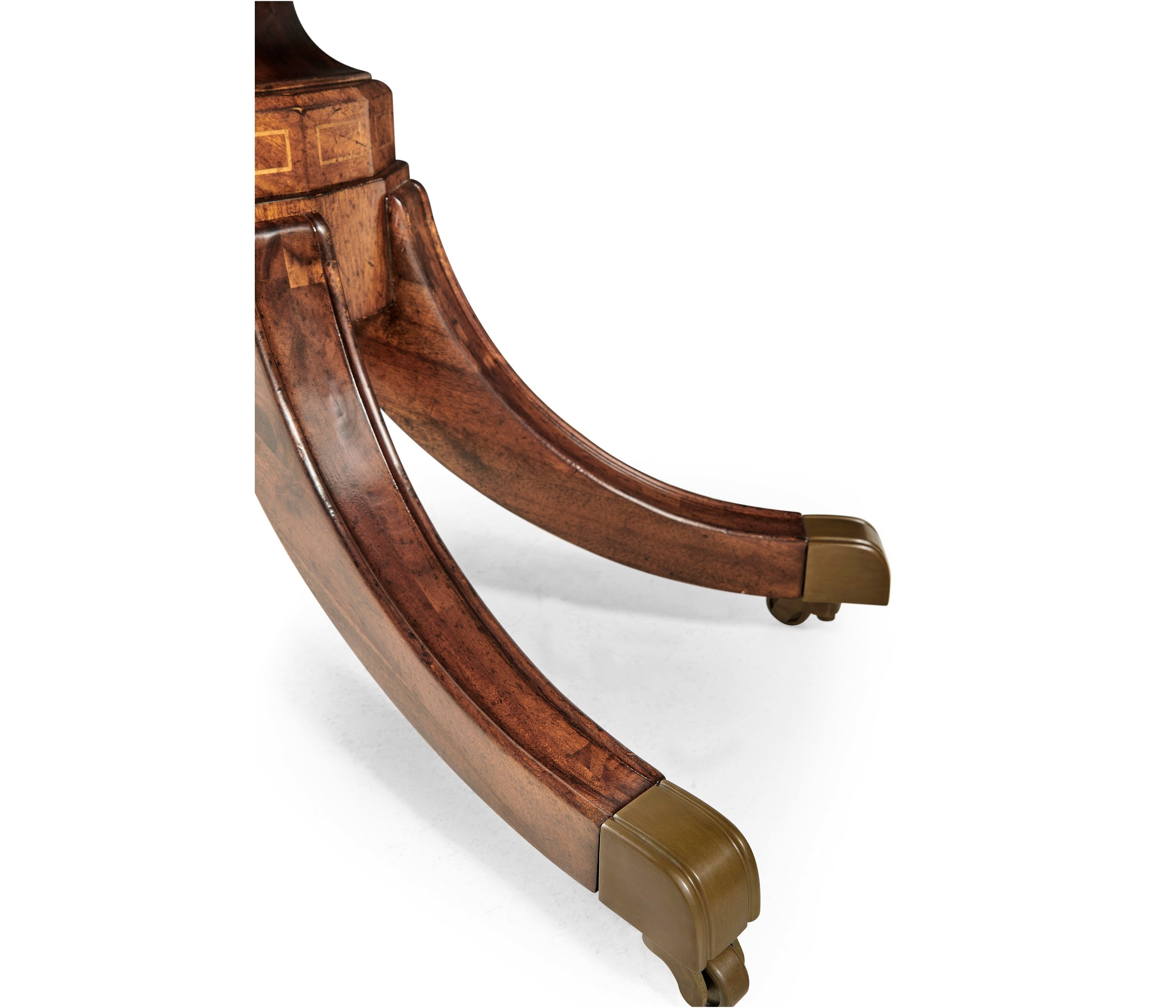 Jonathan Charles Biedermeier Crotch Walnut Side Table ( 494456-CWM )