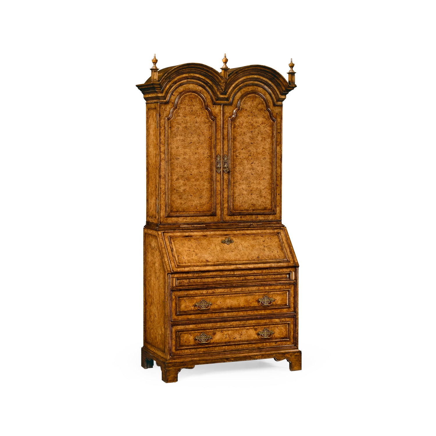 Jonathan Charles Queen Anne Bureau Cabinet (Wooden Doors) ( 494563-LRO )