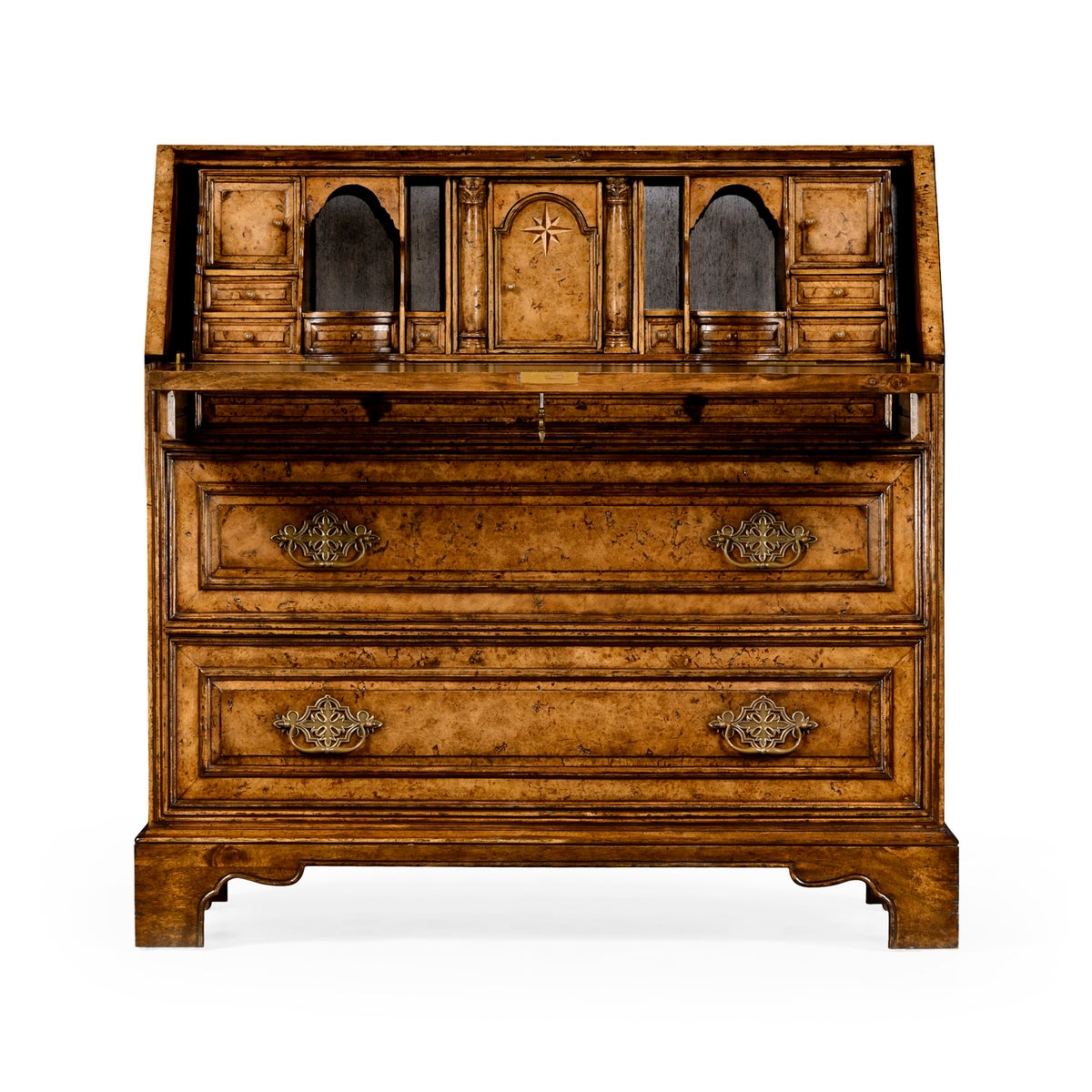 Jonathan Charles Queen Anne Pollard Bureau Cabinet (Base) ( 494556-LRO )