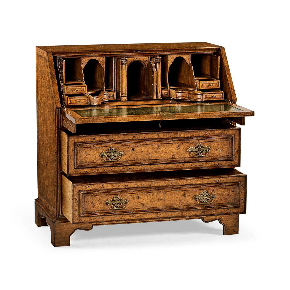 Jonathan Charles Queen Anne Pollard Bureau Cabinet (Base) ( 494556-LRO )