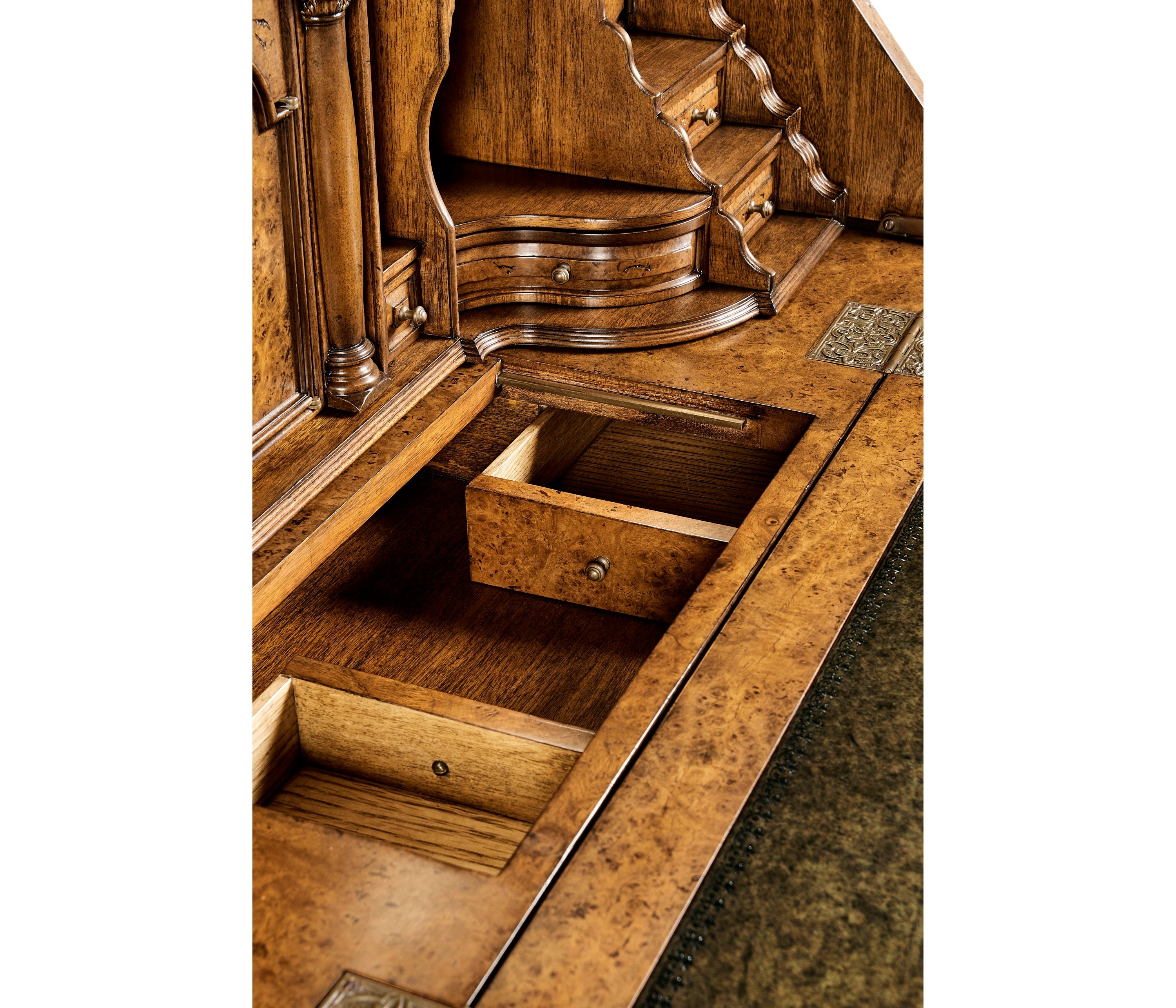Jonathan Charles Queen Anne Pollard Bureau Cabinet (Base) ( 494556-LRO )