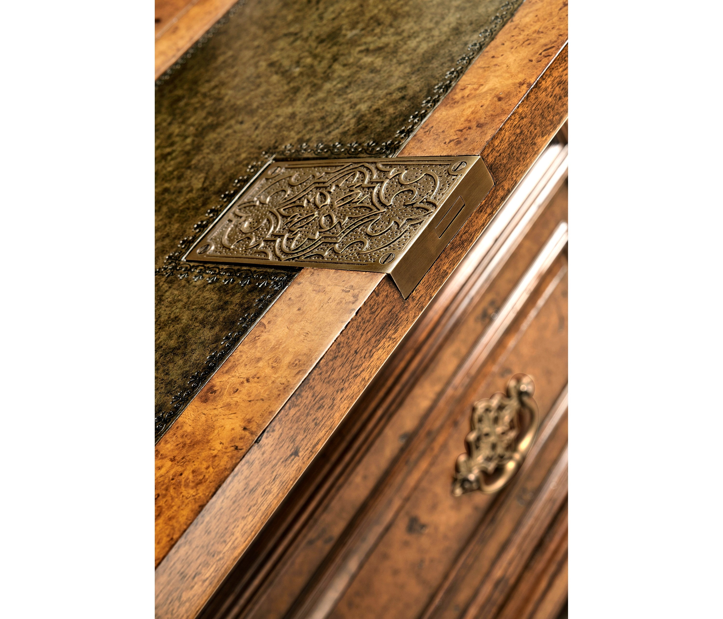 Jonathan Charles Queen Anne Pollard Bureau Cabinet (Base) ( 494556-LRO )