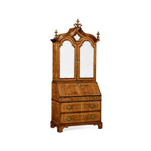 Jonathan Charles Queen Anne Chinoiserie Mirrored Doors ( 494482-CWM )