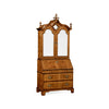 Jonathan Charles Queen Anne Chinoiserie Mirrored Doors ( 494482-CWM )