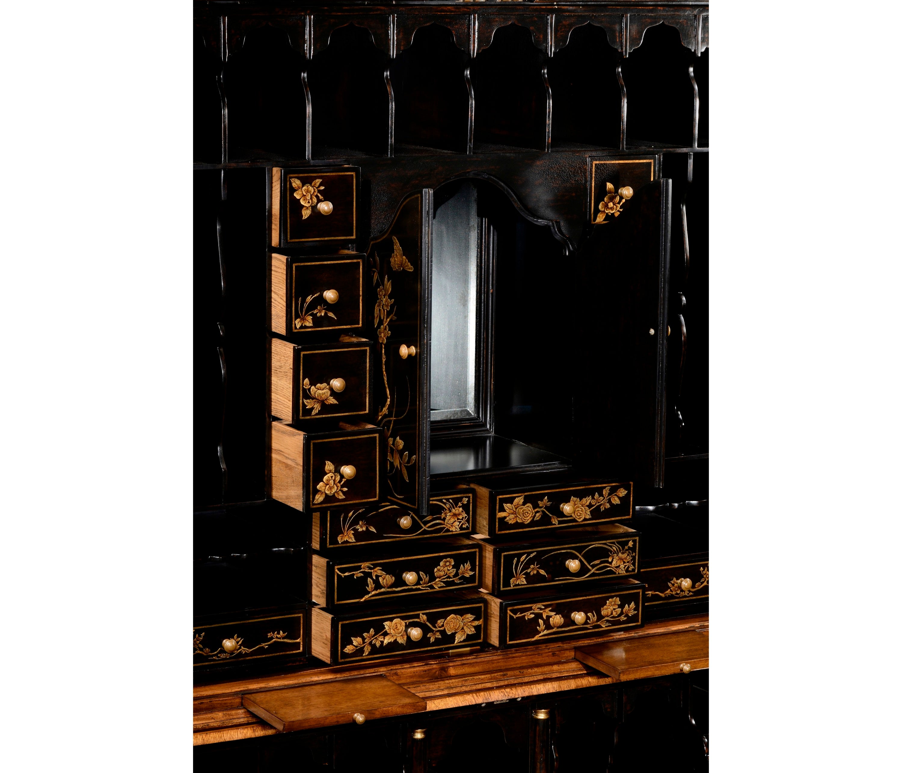 Jonathan Charles Queen Anne Chinoiserie Panelled Doors ( 494557-CWM )