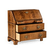 Jonathan Charles Queen Anne Fall Front Walnut Bureau ( 494558-CWM )