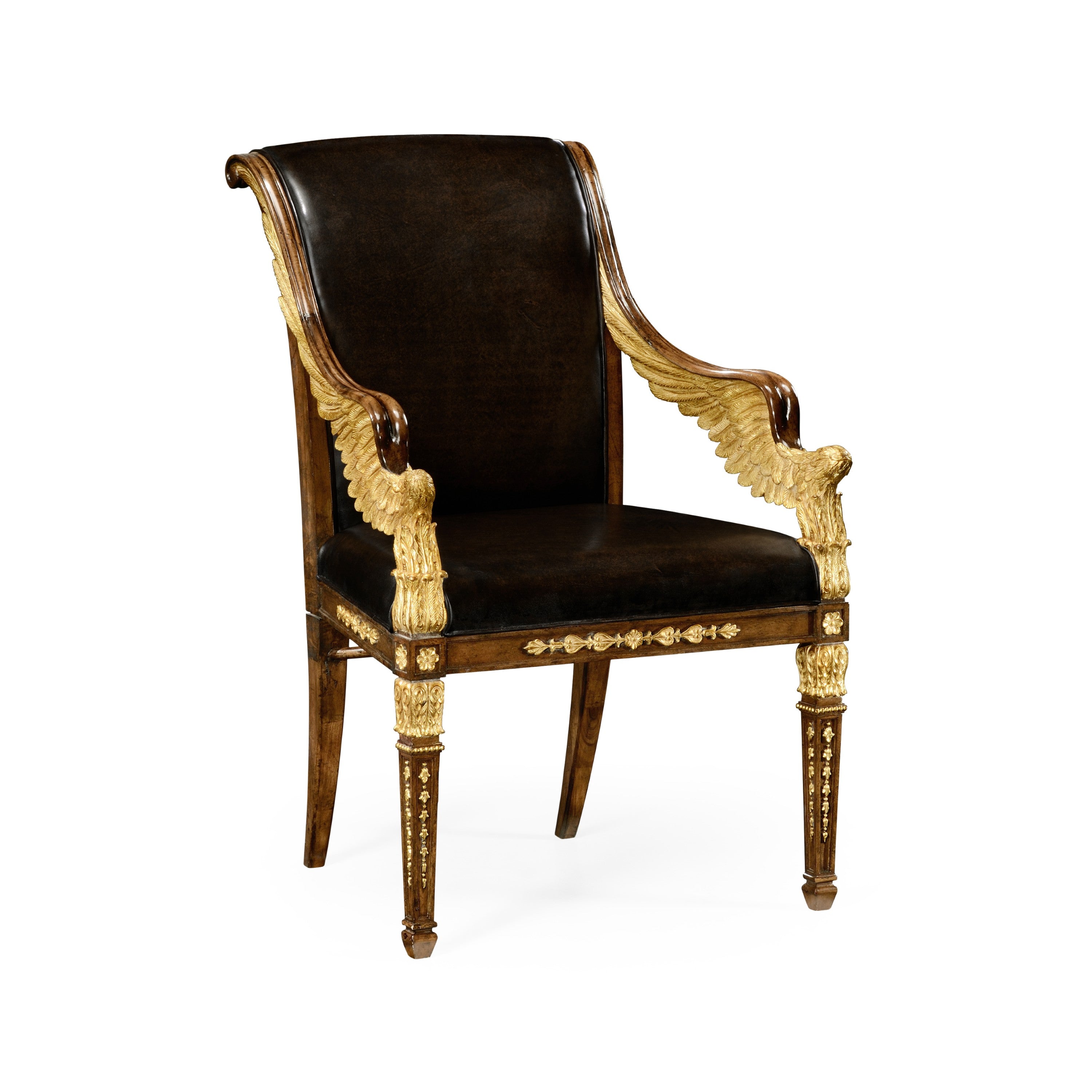 Jonathan Charles Empire Angel Wing Arm Chair ( 494590-AC-WAL-L009 )