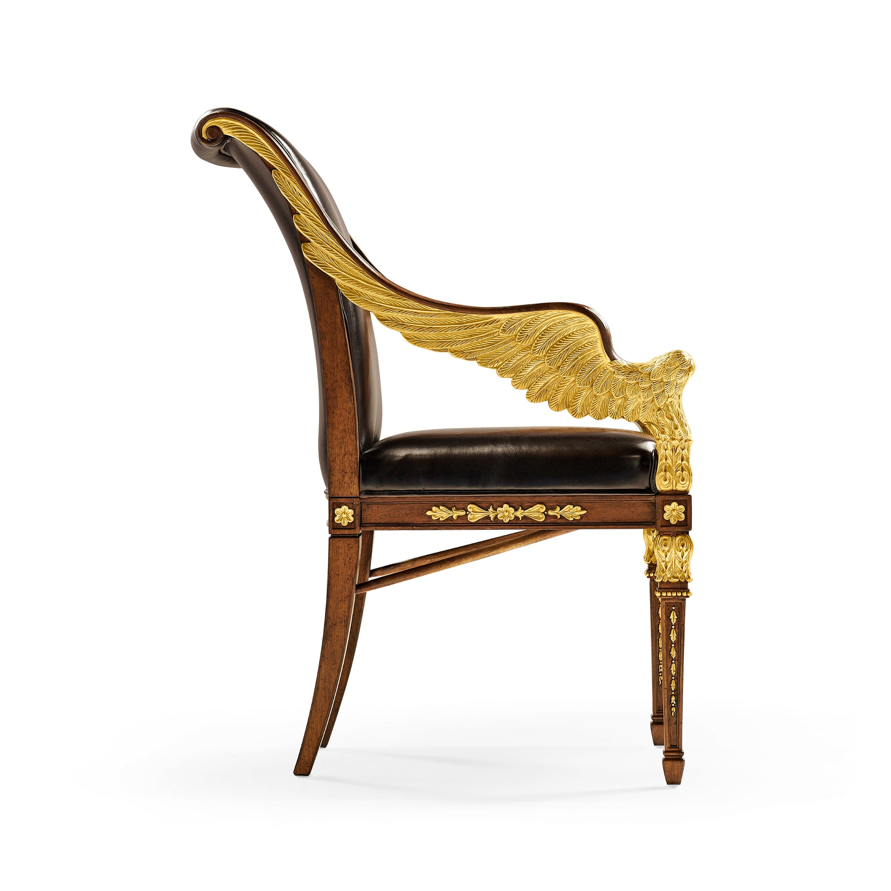 Jonathan Charles Empire Angel Wing Arm Chair ( 494590-AC-WAL-L009 )