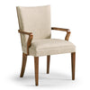 Jonathan Charles Biedermeier Style WalnutDining Arm Chair ( 494808-AC-CWM-F200 )