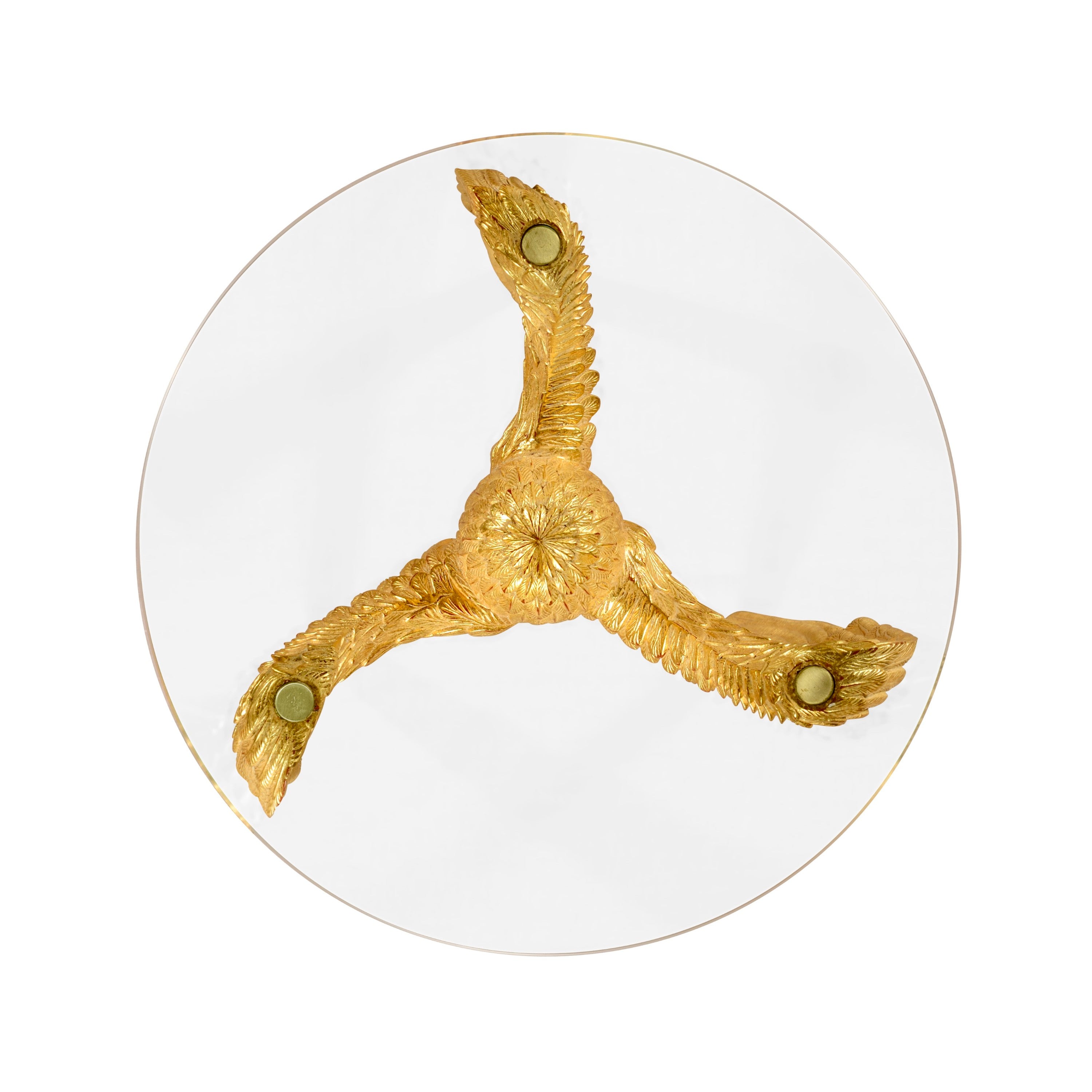 Jonathan Charles Three Winged End Table ( 494982-GIL )