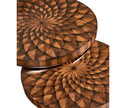 Jonathan Charles Feather Inlay Nest of Tables ( 494959-ZEB )