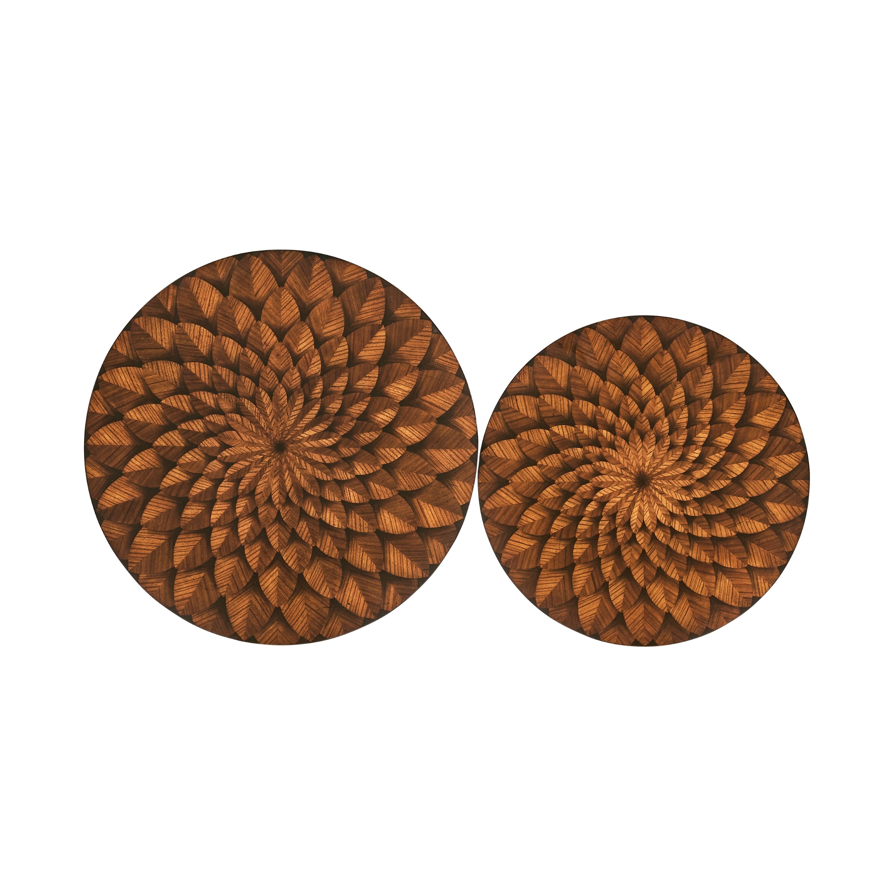 Jonathan Charles Feather Inlay Nest of Tables ( 494959-ZEB )