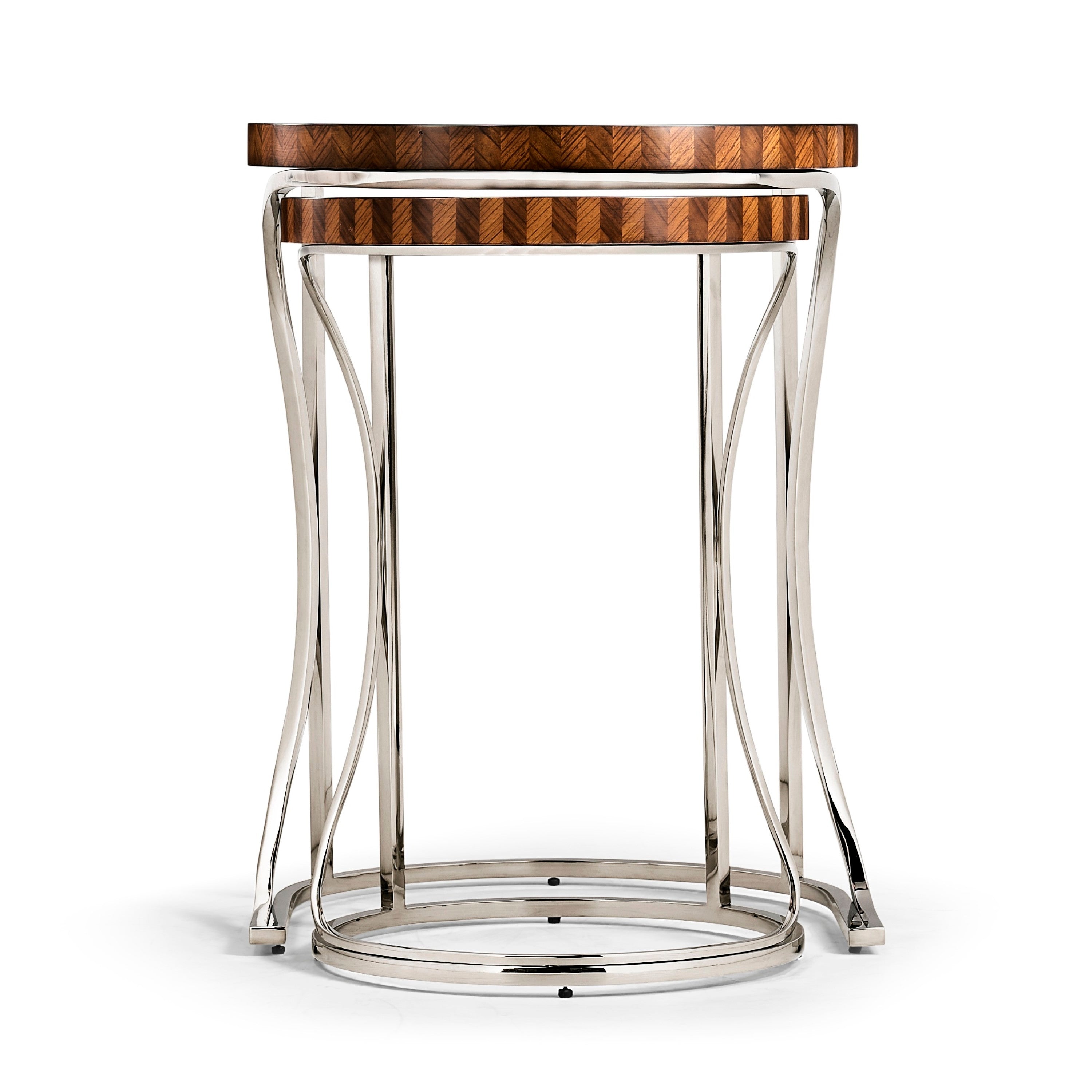 Jonathan Charles Feather Inlay Nest of Tables ( 494959-ZEB )