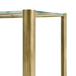 Jonathan Charles Brass & Glass End Table ( 494975-LAB )