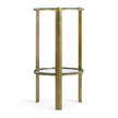 Jonathan Charles Cosmo Antique Brass Drinks Table ( 494976-LAB )