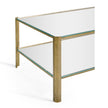 Jonathan Charles Cosmo Antique Brass Cocktail Table ( 494977-LAB )