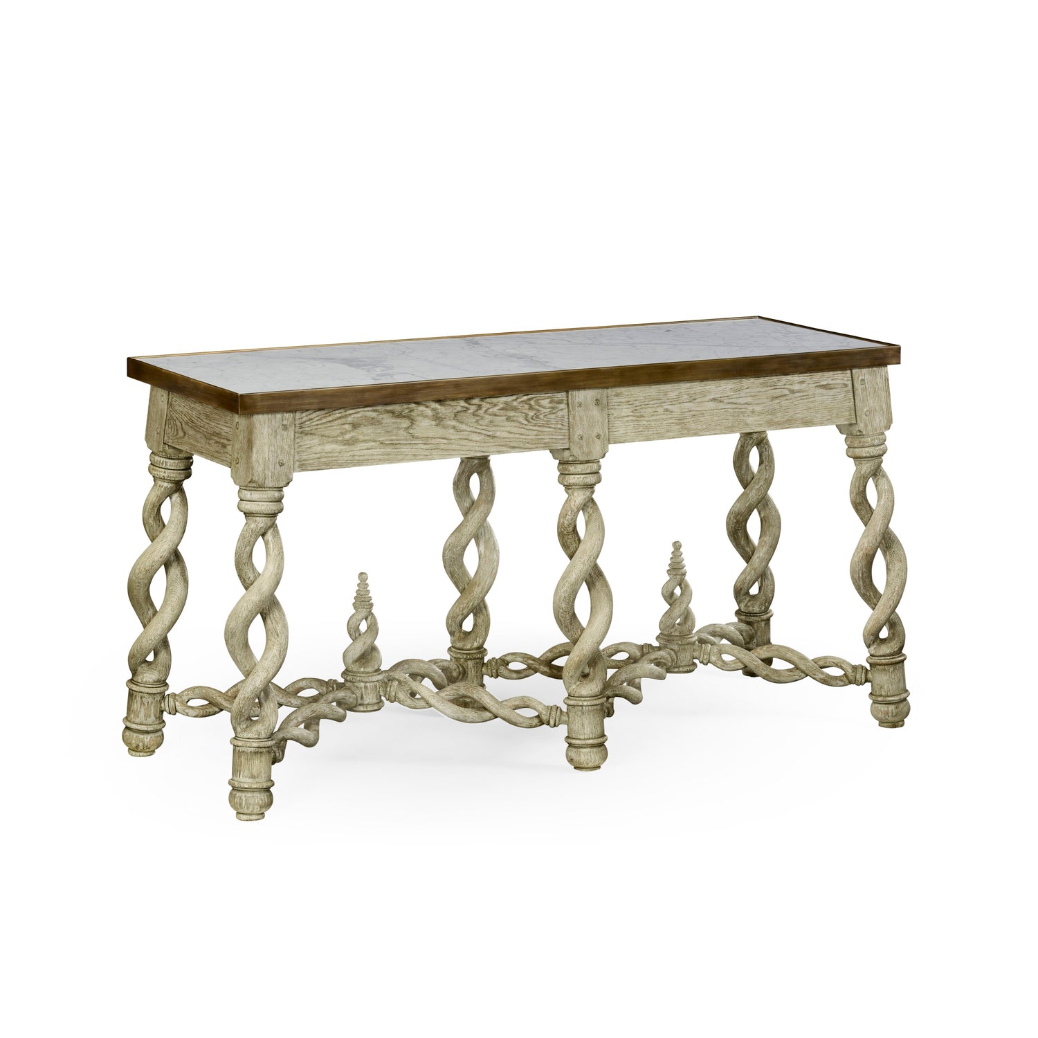 Jonathan Charles Purbeck Grey Oak Console ( 530013-GYO )
