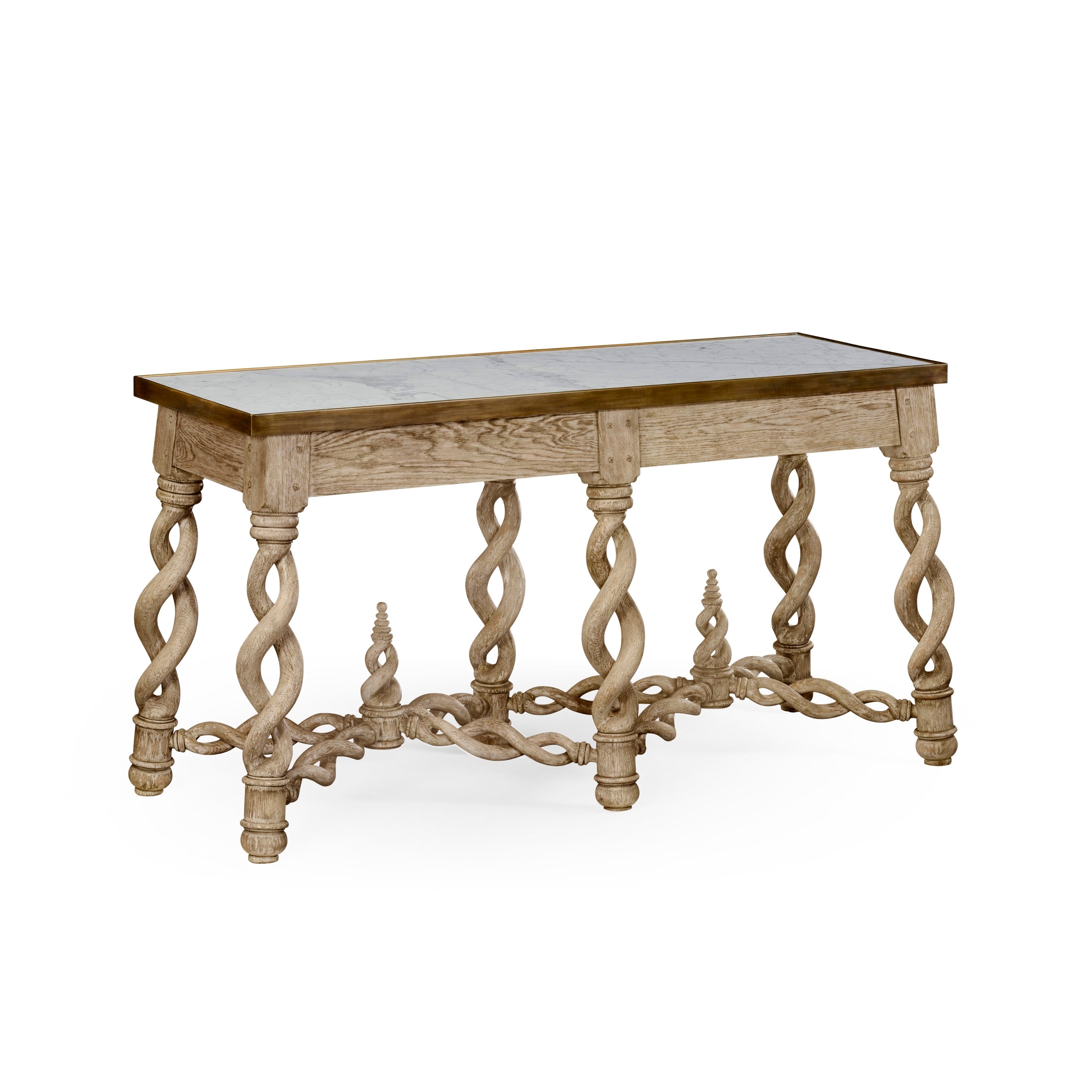Jonathan Charles Purbeck Grey Oak Console ( 530013-GYO )