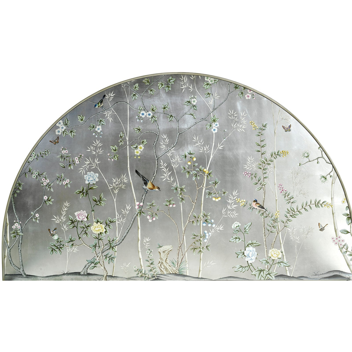 Jonathan Charles Shimmering Moon Painted Headboard