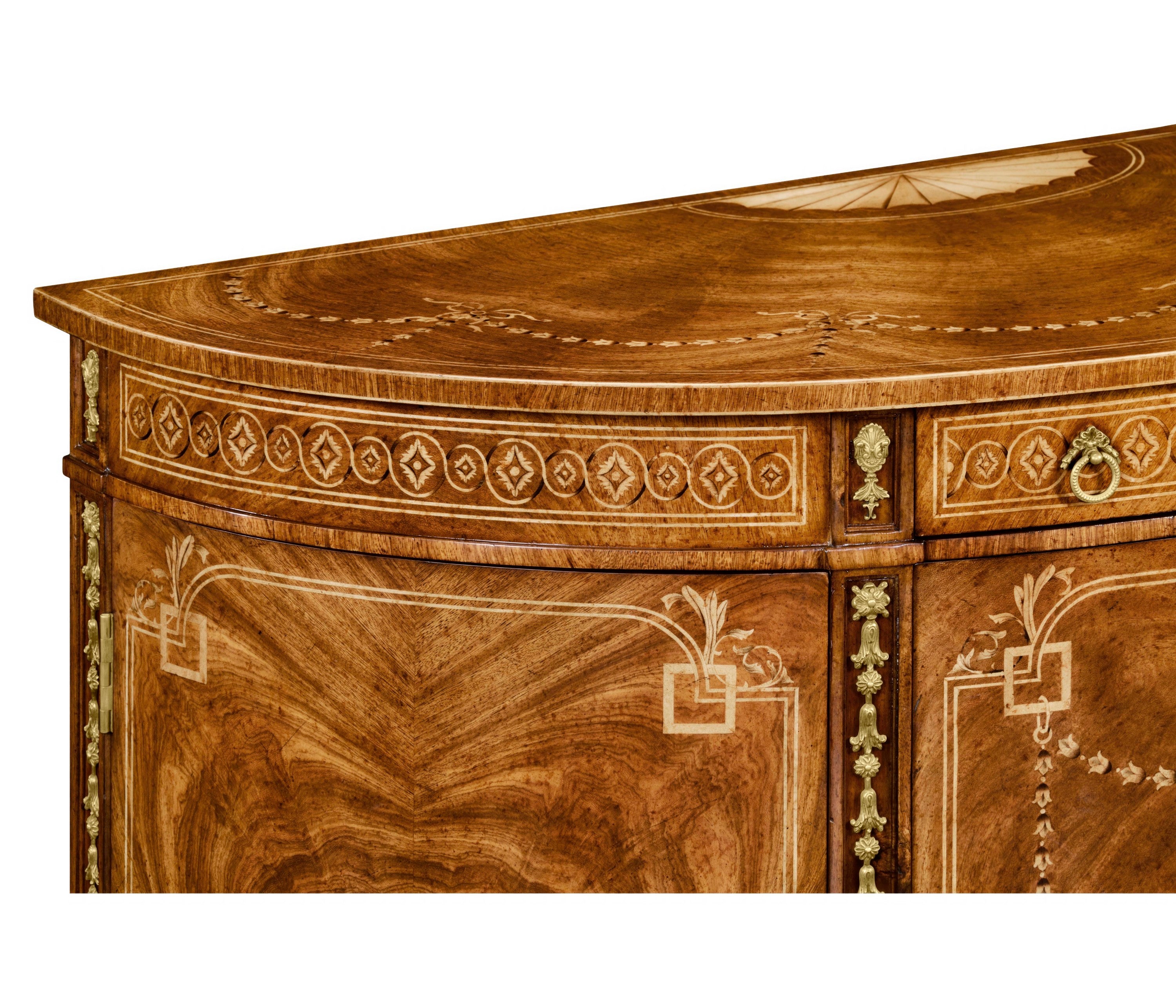 Jonathan Charles Sheraton Bowfront Commode