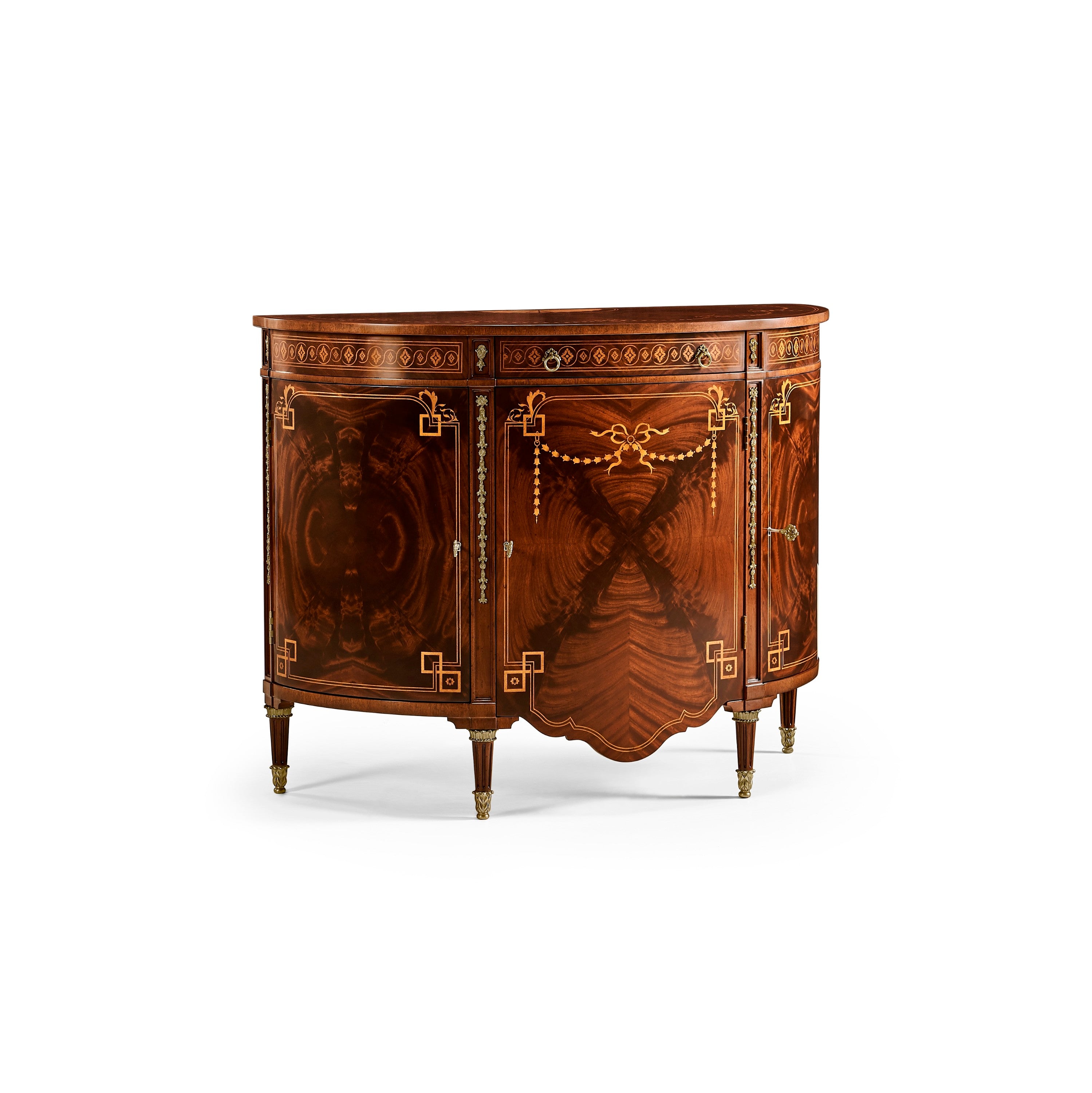 Jonathan Charles Sheraton Bowfront Commode