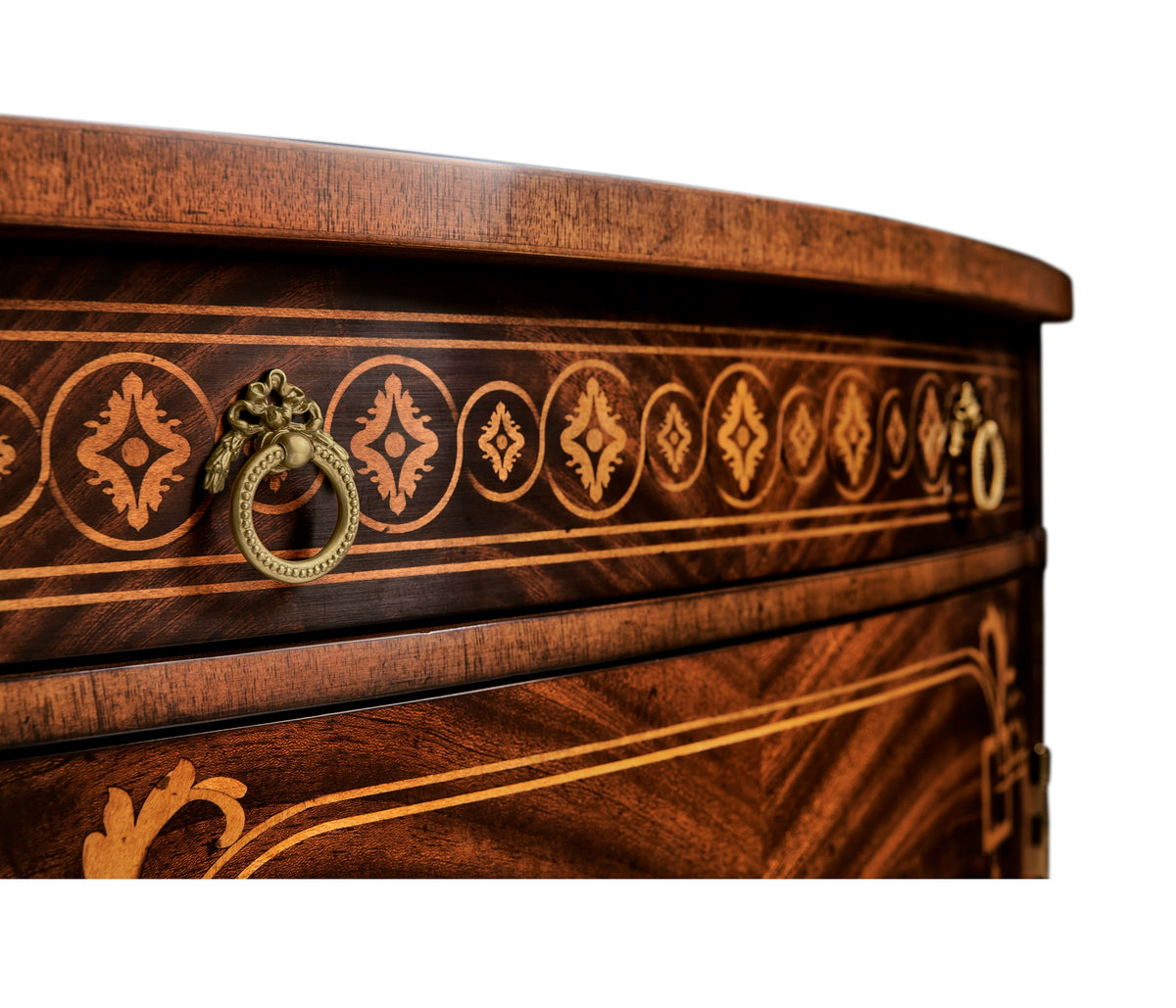 Jonathan Charles Sheraton Bowfront Commode