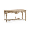 Jonathan Charles Godwyn Grey Oak Console Table ( 530029-GYO )