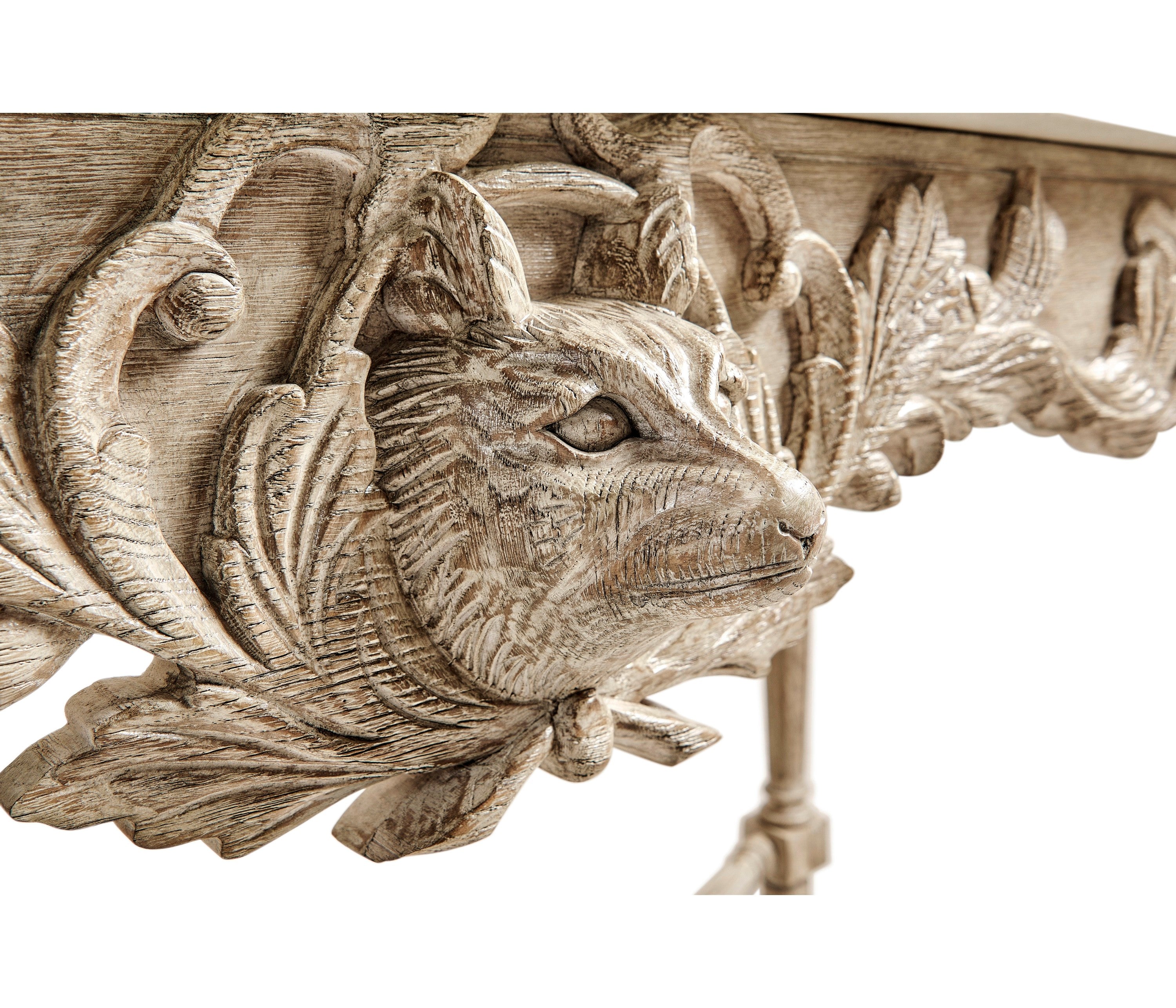 Jonathan Charles Godwyn Grey Oak Console Table ( 530029-GYO )