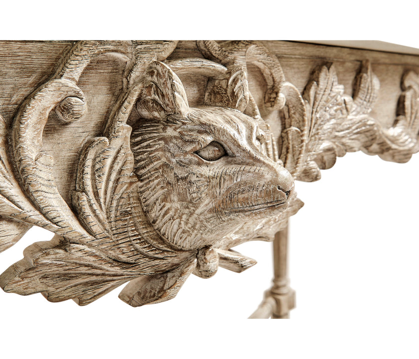 Jonathan Charles Godwyn Grey Oak Console Table ( 530029-GYO )