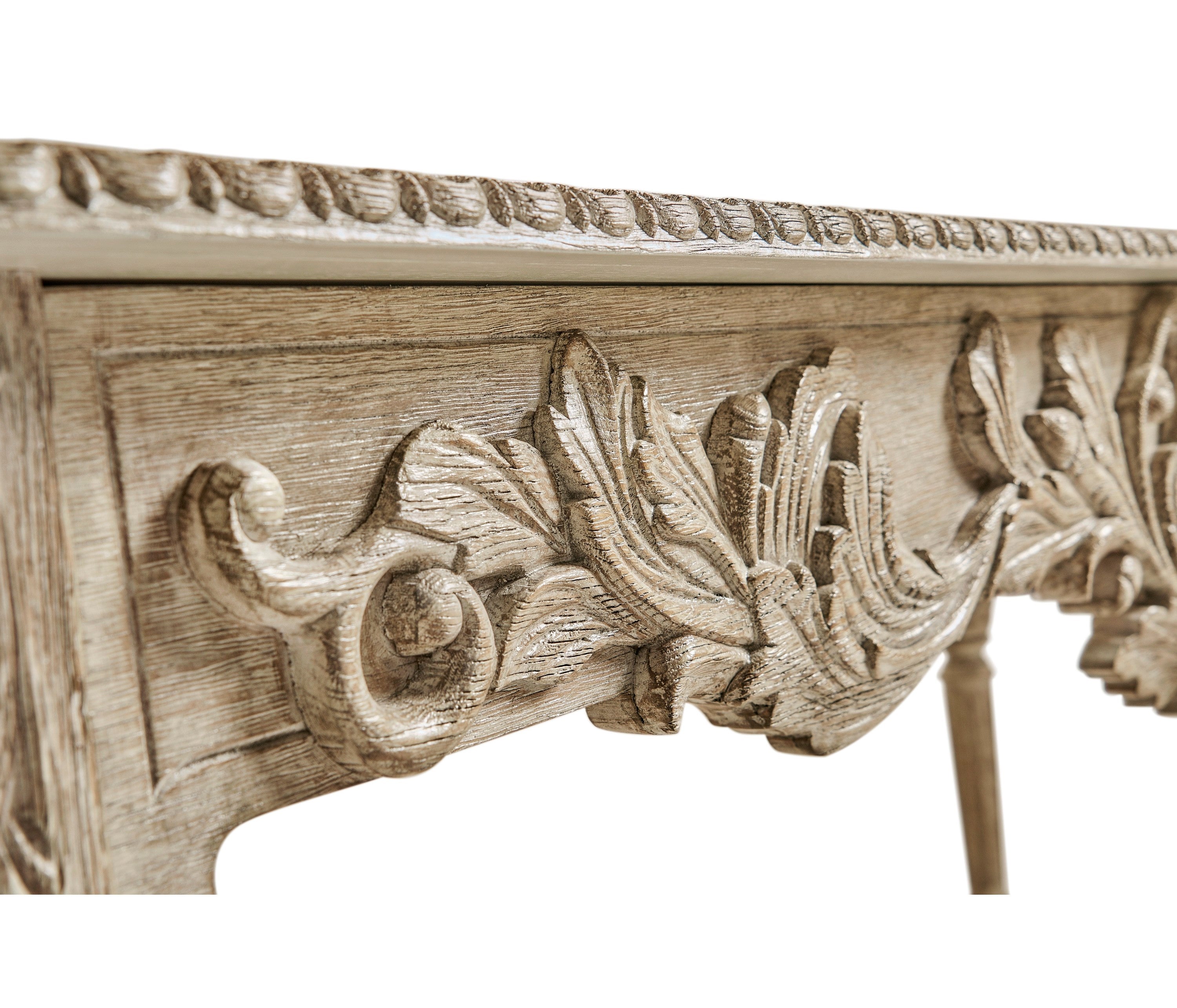 Jonathan Charles Godwyn Grey Oak Console Table ( 530029-GYO )