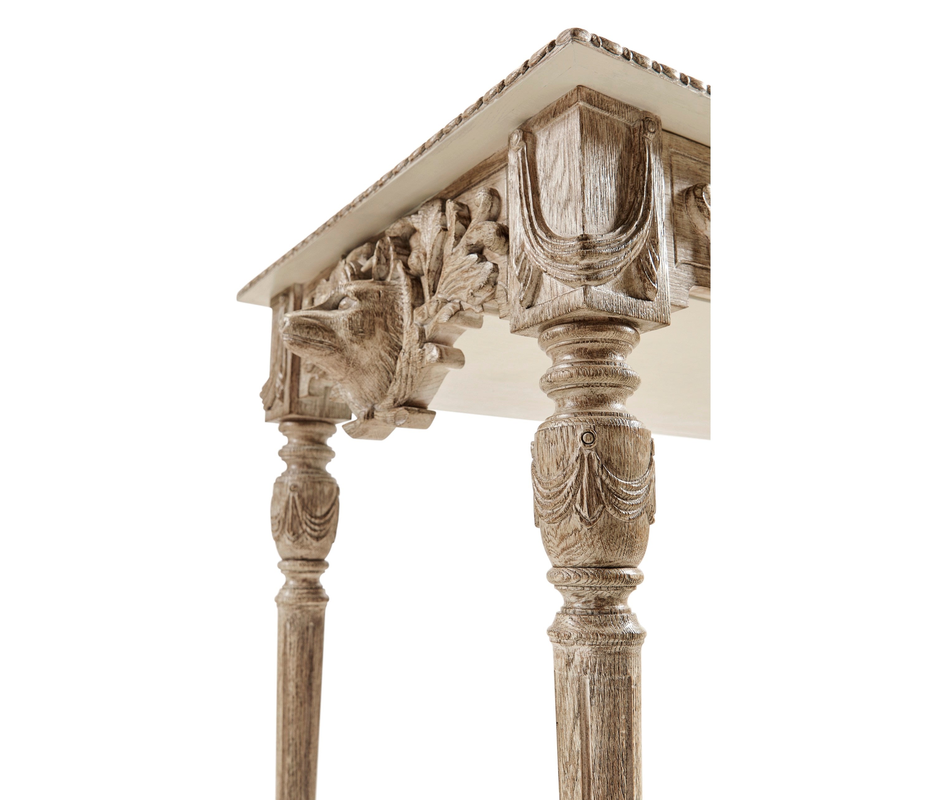 Jonathan Charles Godwyn Grey Oak Console Table ( 530029-GYO )