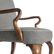 Jonathan Charles Gunby Grey Fruitwood Dining Arm Chair ( 530010-AC-GFA )