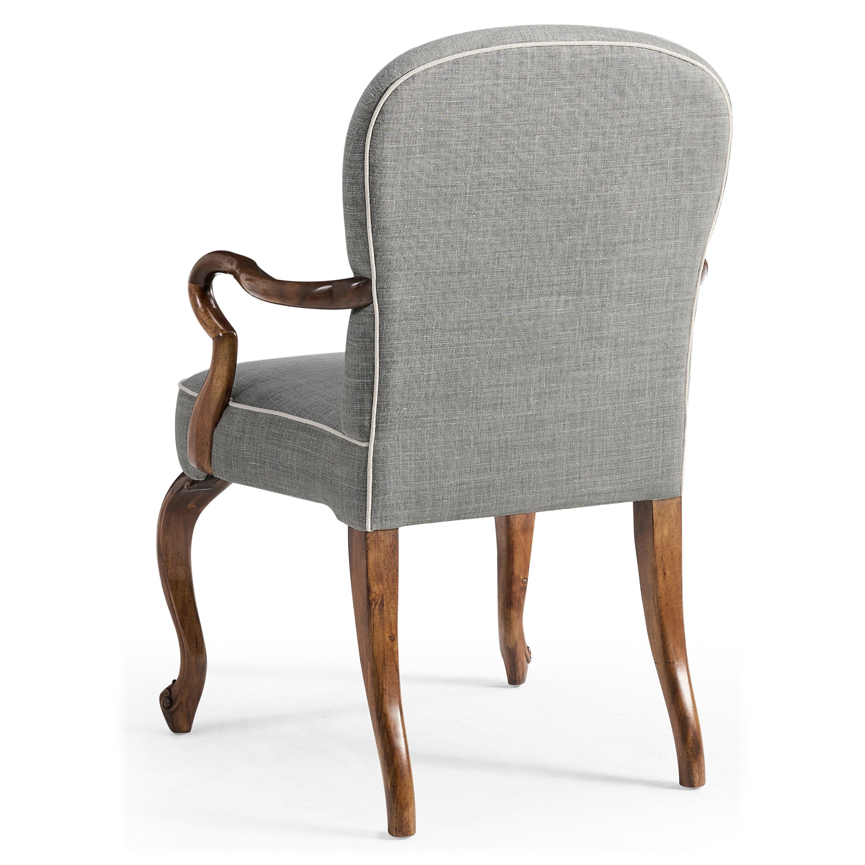 Jonathan Charles Gunby Grey Fruitwood Dining Arm Chair ( 530010-AC-GFA )