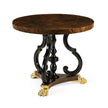 Jonathan Charles Mahogany Centre Table - Lions Paw Feet