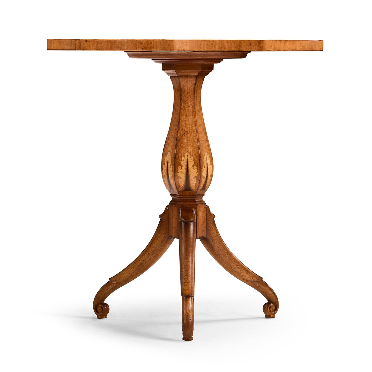 Jonathan Charles Finely Inlaid Lamp Table w/ Nine Sided Top ( 495074-SAL )