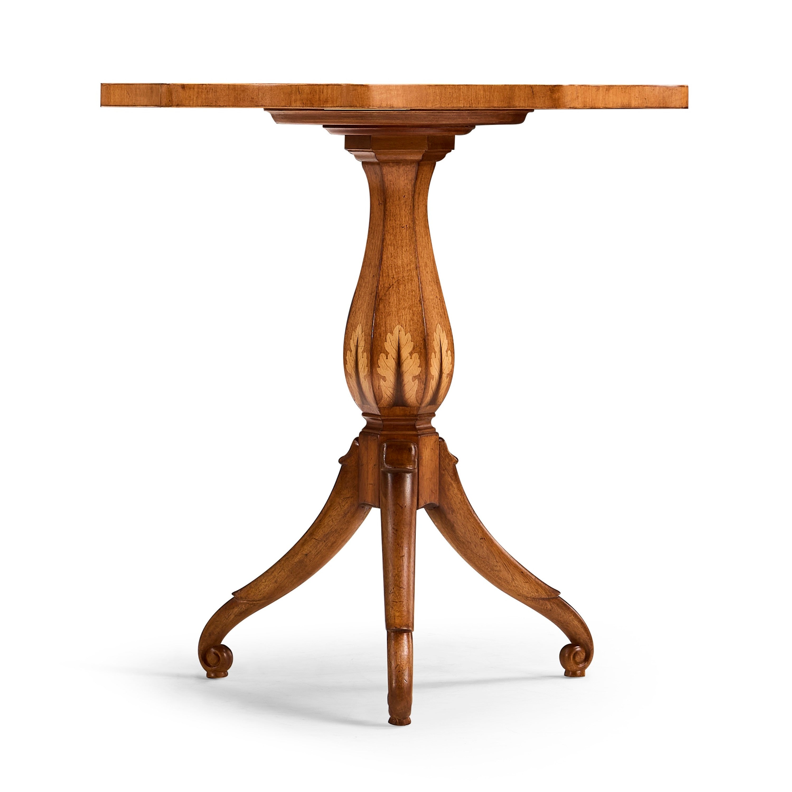 Jonathan Charles Finely Inlaid Lamp Table w/ Nine Sided Top ( 495074-SAL )