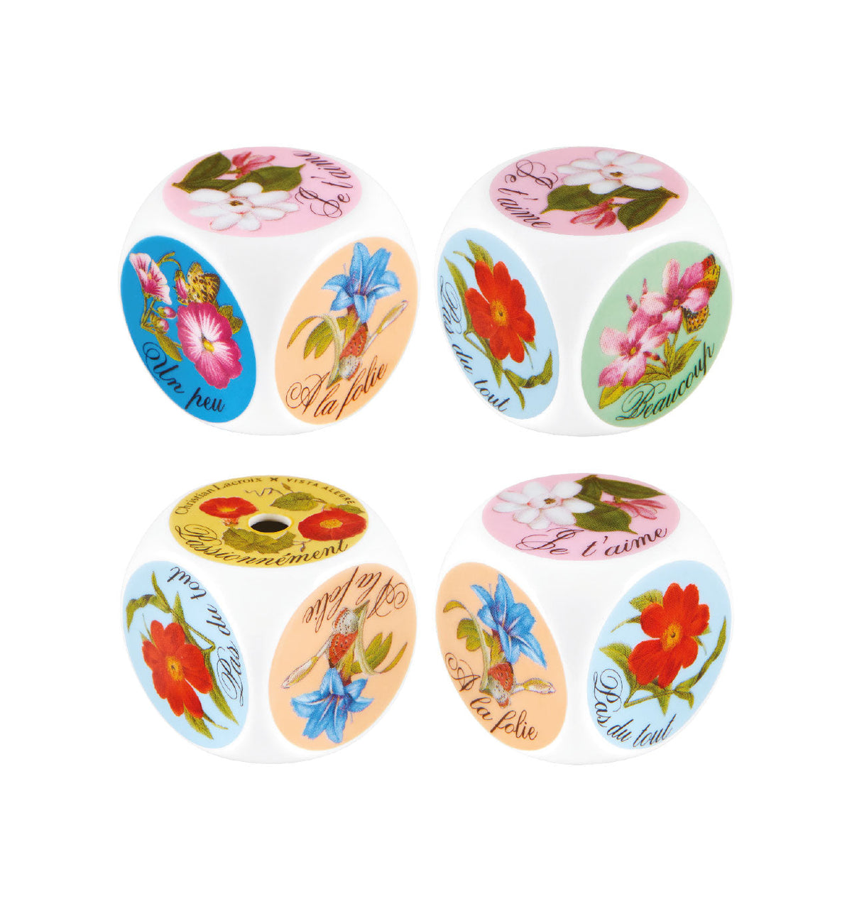 Vista Alegre Fete Vos Jeux Love Dices by Christian Lacroix