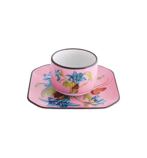 Vista Alegre Fete Vos Jeux Coffee Cups and Saucers by Christian Lacroix - Set 4