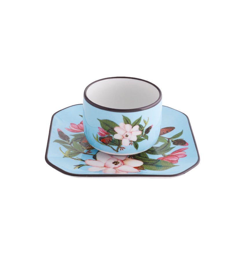 Vista Alegre Fete Vos Jeux Coffee Cups and Saucers by Christian Lacroix - Set 4