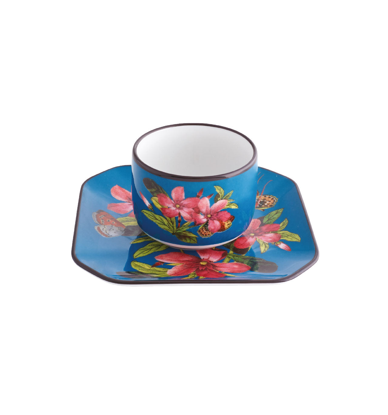 Vista Alegre Fete Vos Jeux Coffee Cups and Saucers by Christian Lacroix - Set 4