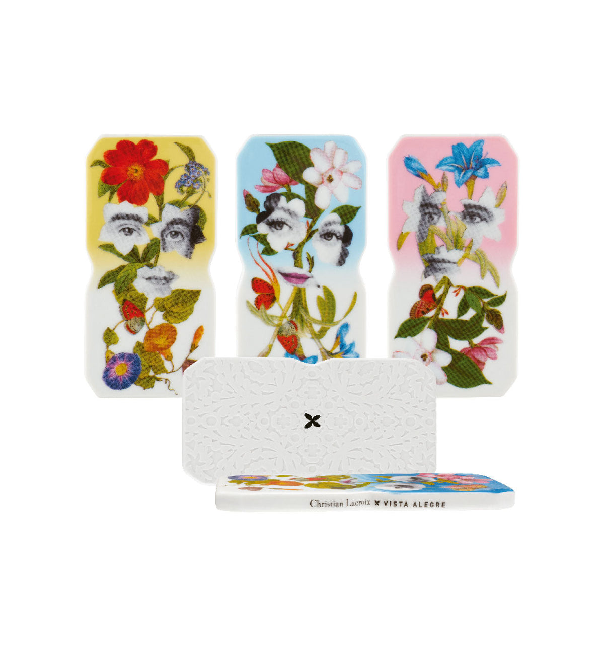 Vista Alegre Fete Vos Jeux Dominoes Game by Christian Lacroix