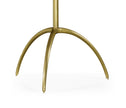 Jonathan Charles Brass & Glass Round Drinks Table ( 495355-LAB )