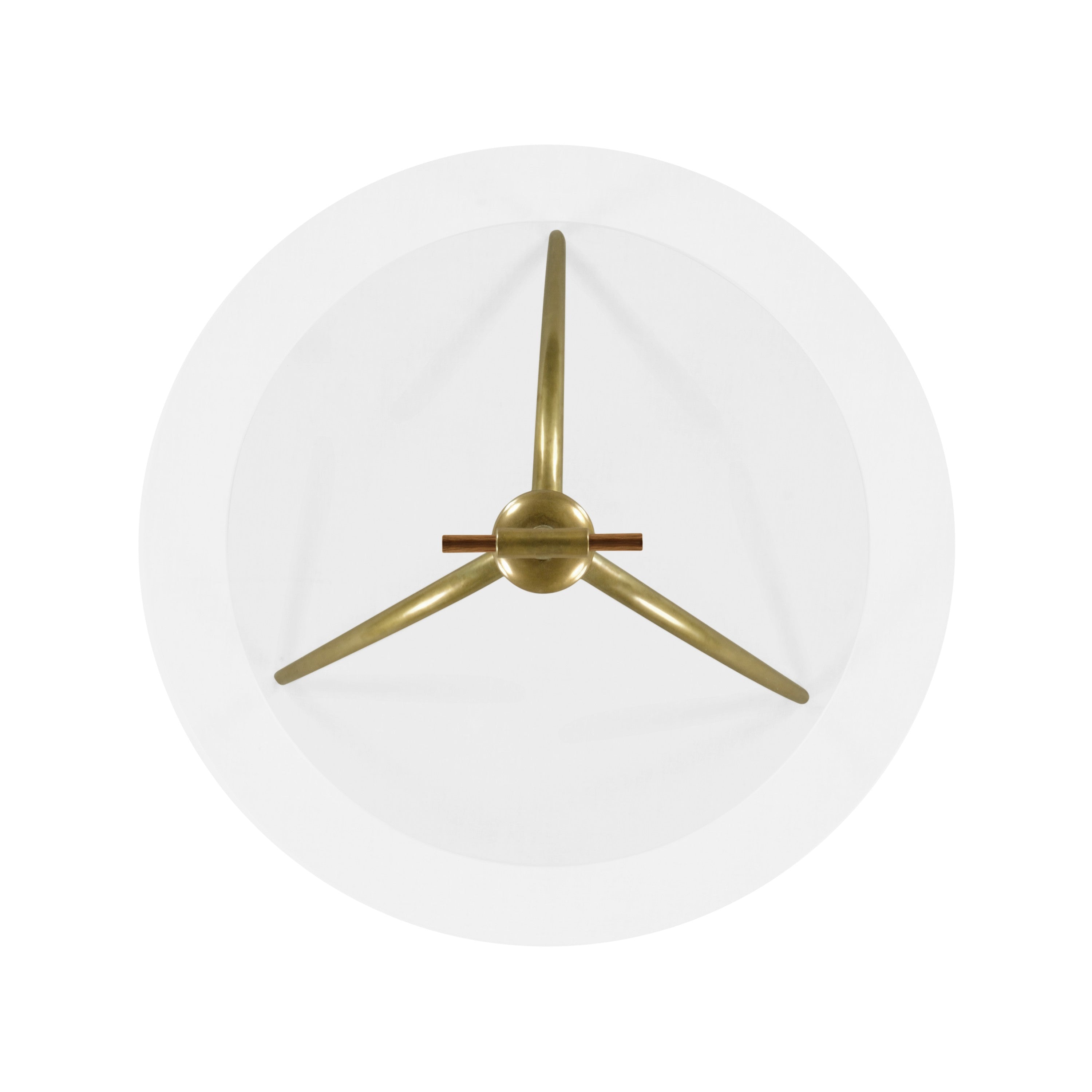 Jonathan Charles Brass & Glass Round Drinks Table ( 495355-LAB )
