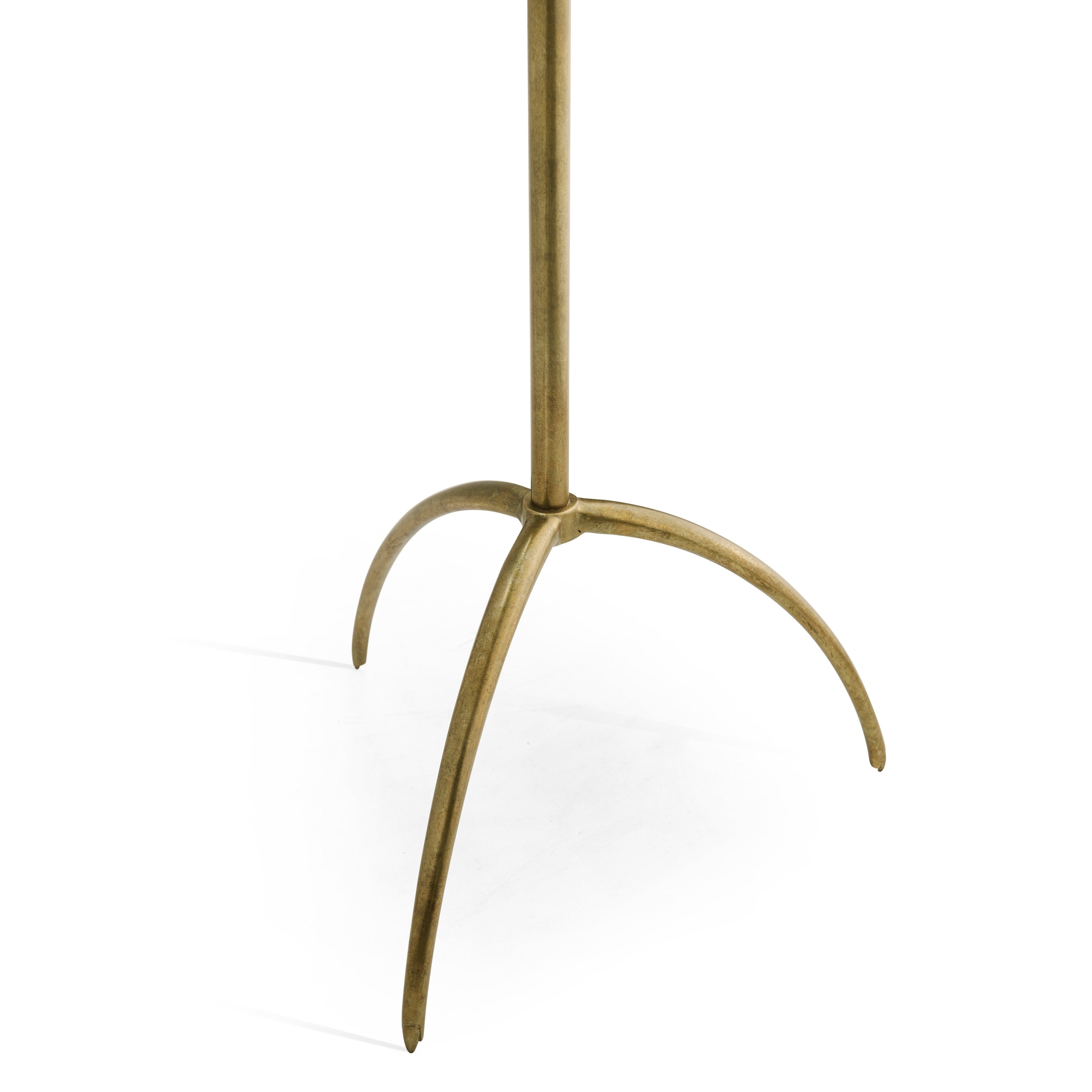 Jonathan Charles Brass & Glass Round Drinks Table ( 495355-LAB )