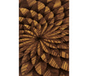 Jonathan Charles Feather Stainless Steel Round Side Table ( 495448-ZEB )