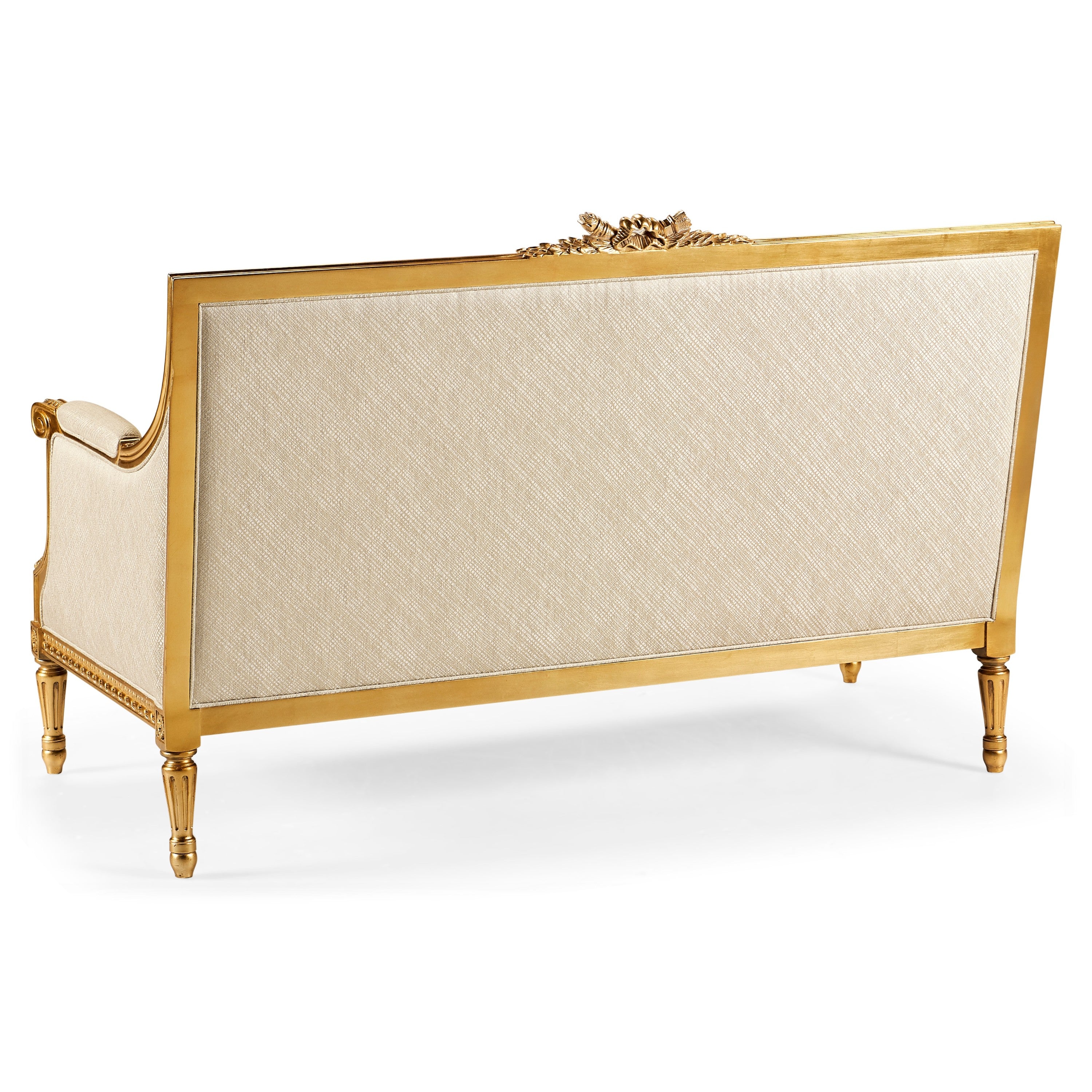 Jonathan Charles Versailles Gold Leaf Two-Seater Sofa ( 495426-GIL-F200 )