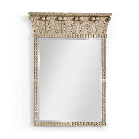 Jonathan Charles Rothesay Venetian White Oak Mirror ( 530122-VWO )